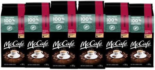 McCafe Espresso Whole Beans, 6X300g,Can Be Used With Keurig Coffee Makers - Image 3